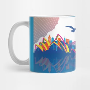 Psychedelic Sydney Sunset Mug